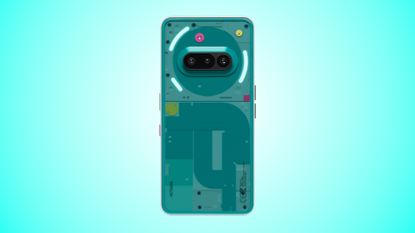 Nothing Phone (3a) Community Edition on teal background