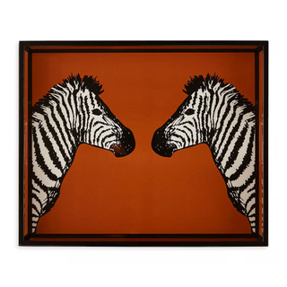 Zebra Lacquer Tray