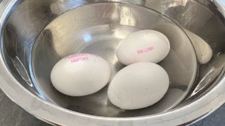 air fryer eggs in water