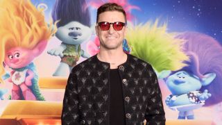 Justin Timberlake attends a special screening of Universal Pictures' "Trolls: Band Together" at TCL Chinese Theatre on November 15, 2023 in Hollywood, California.