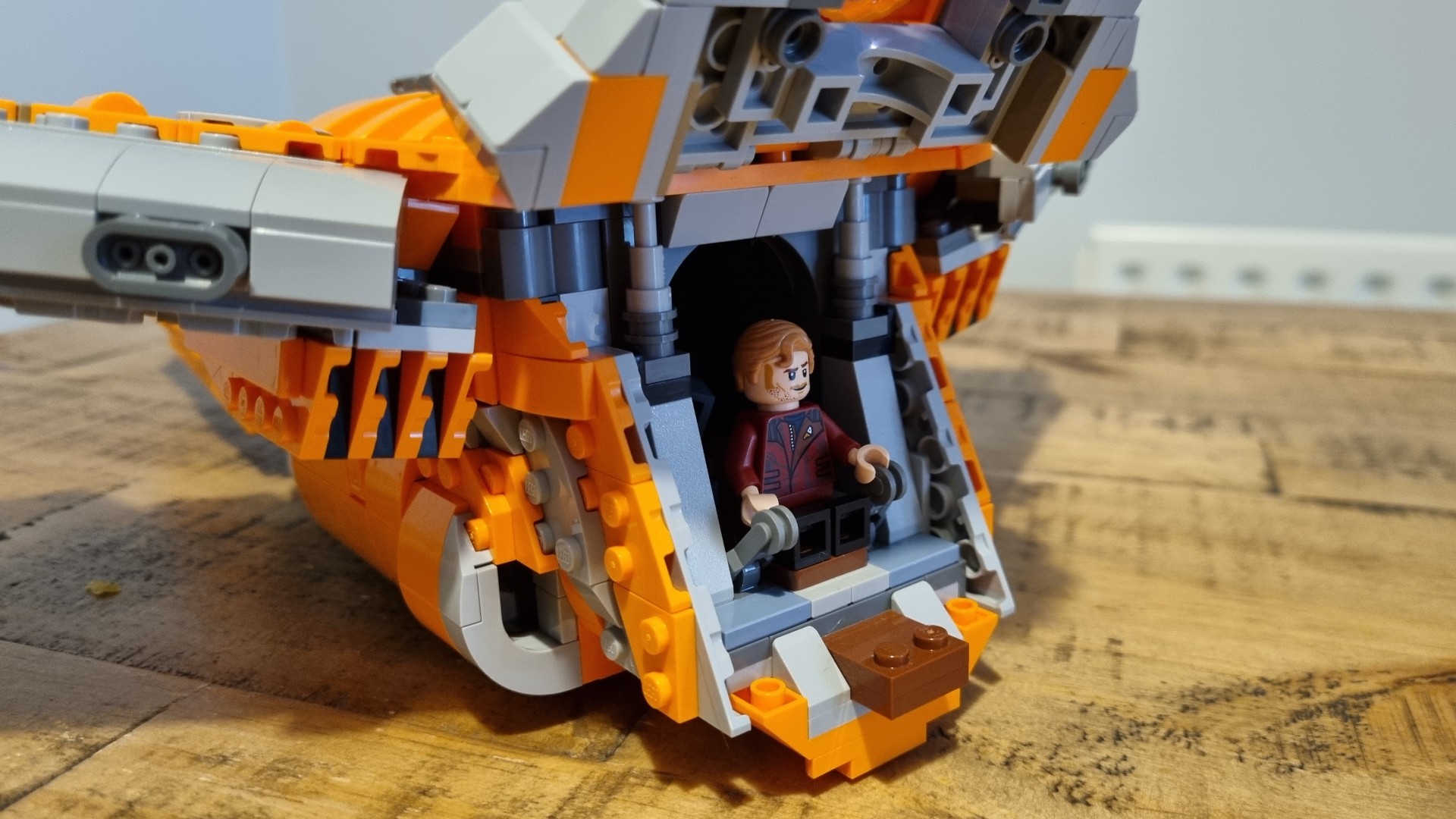 Lego Marvel Statek Strażników (76193) — Zbliżenie — Andy Hartup