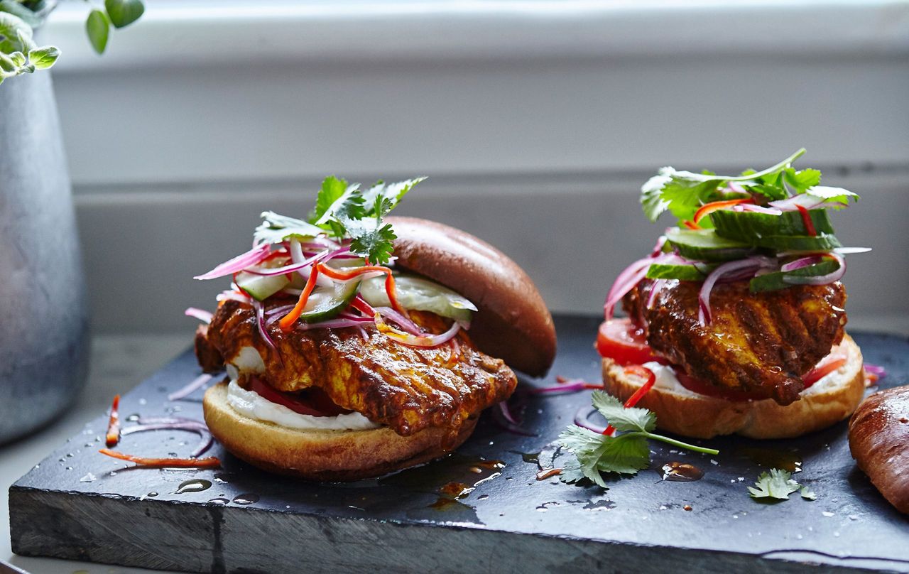 Joe Wicks cod burgers with sweet potato fries