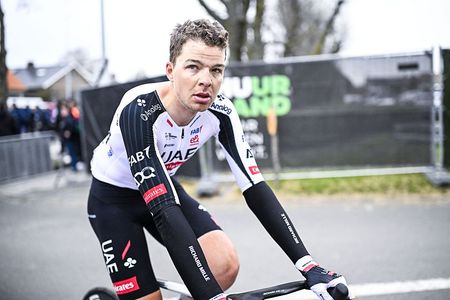 Belgian Florian Vermeersch of UAE Team Emirates-XRG pictured after the 'E3 Saxo Bank Classic' one day cycling race, 208,8km from and to Harelbeke, on Friday 27 March 2026. BELGA PHOTO JASPER JACOBS (Photo by JASPER JACOBS / BELGA MAG / Belga via AFP)