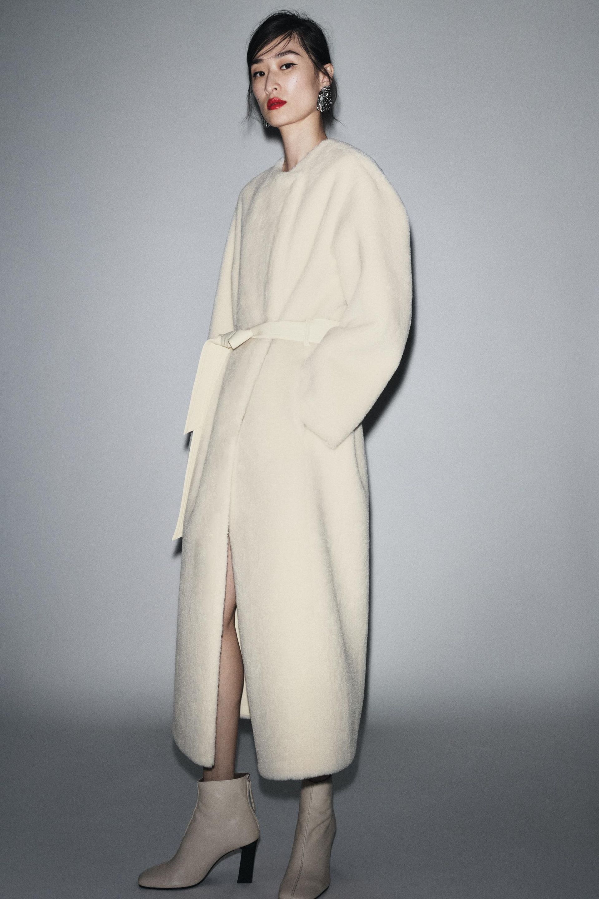 Faux Fur Coat Zw Collection Limited Edition