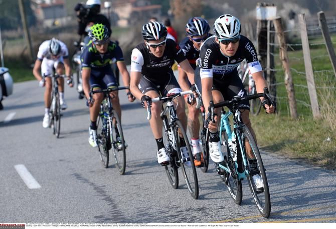 Jan Bakelants, Sylvain Chavanel, Brice Feillu, Matthew Busche And Gorka Izaguirre Insausti