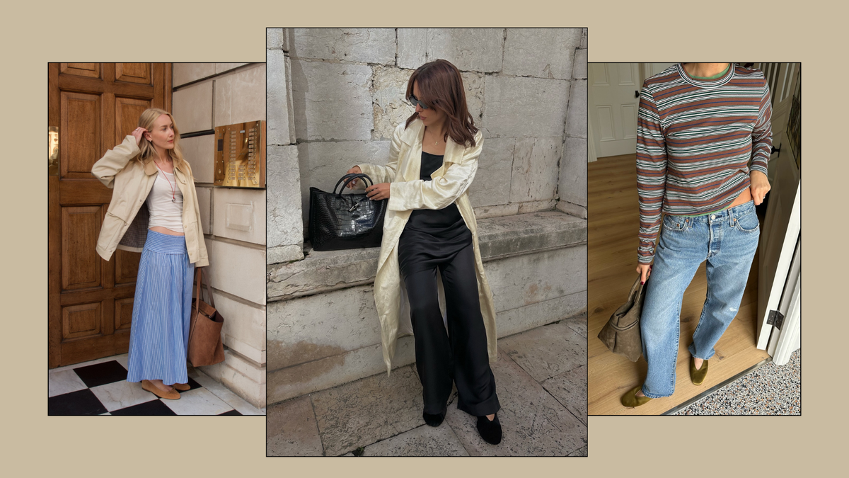 Not Satin, Not Leather—The Expensive-Looking Flat Shoe Everyone in Fashion Swapping Loafers for