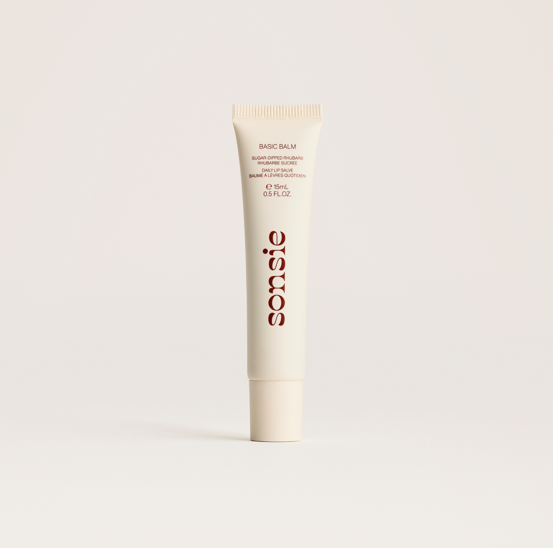 Basic Balm in Sugar-Dipped Rhubarb