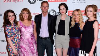 The Downton Abbey cast on the red carpet in LA