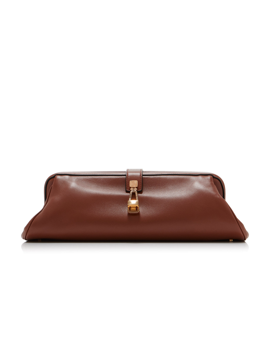 Paola Leather Clutch