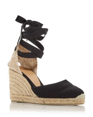 Women's Carina Ankle Tie Espadrille Wedge Sandals