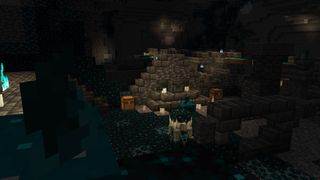 Screenshot of Minecraft 1.19 "The Wild Update."