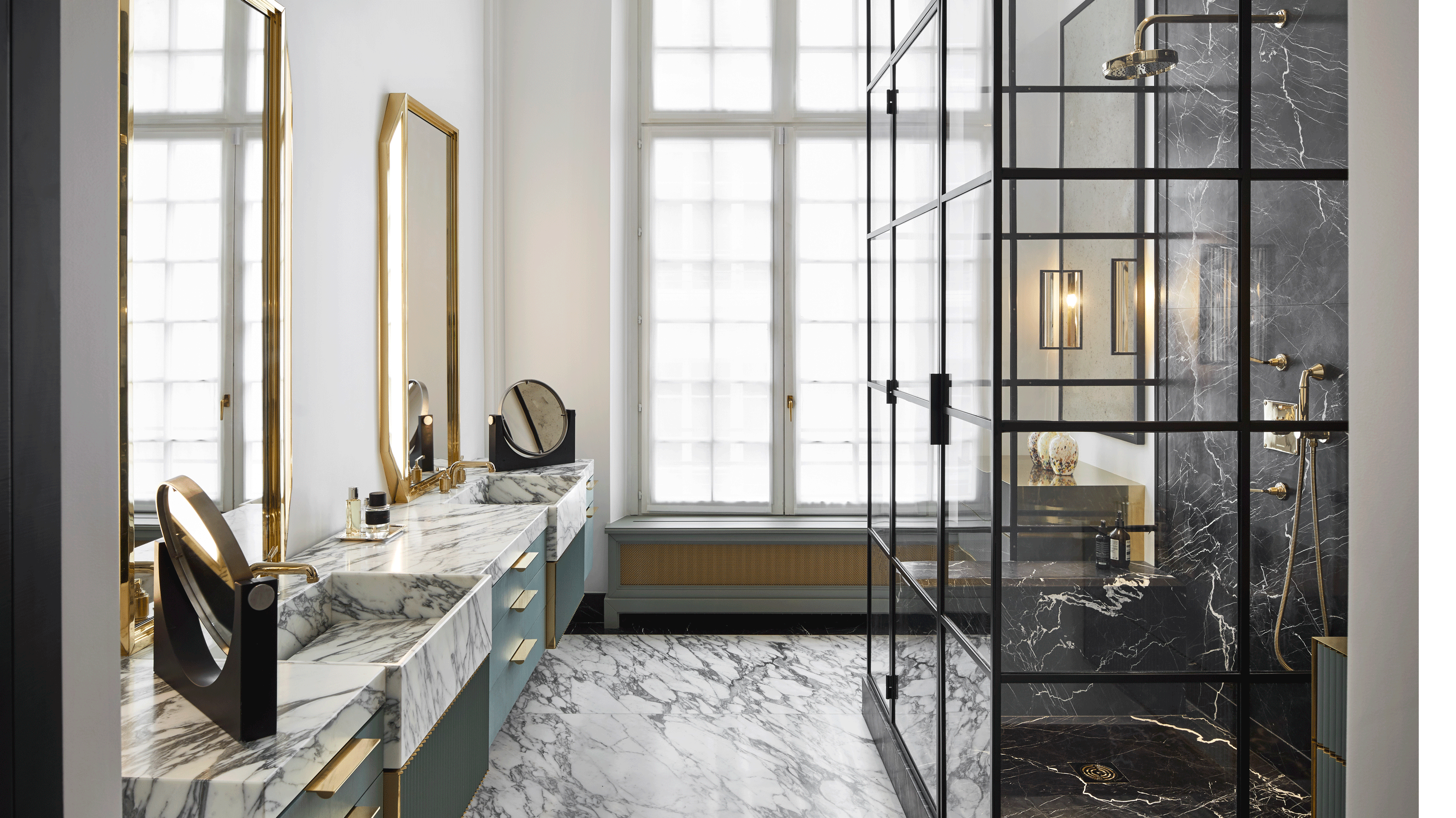 glam bathroom