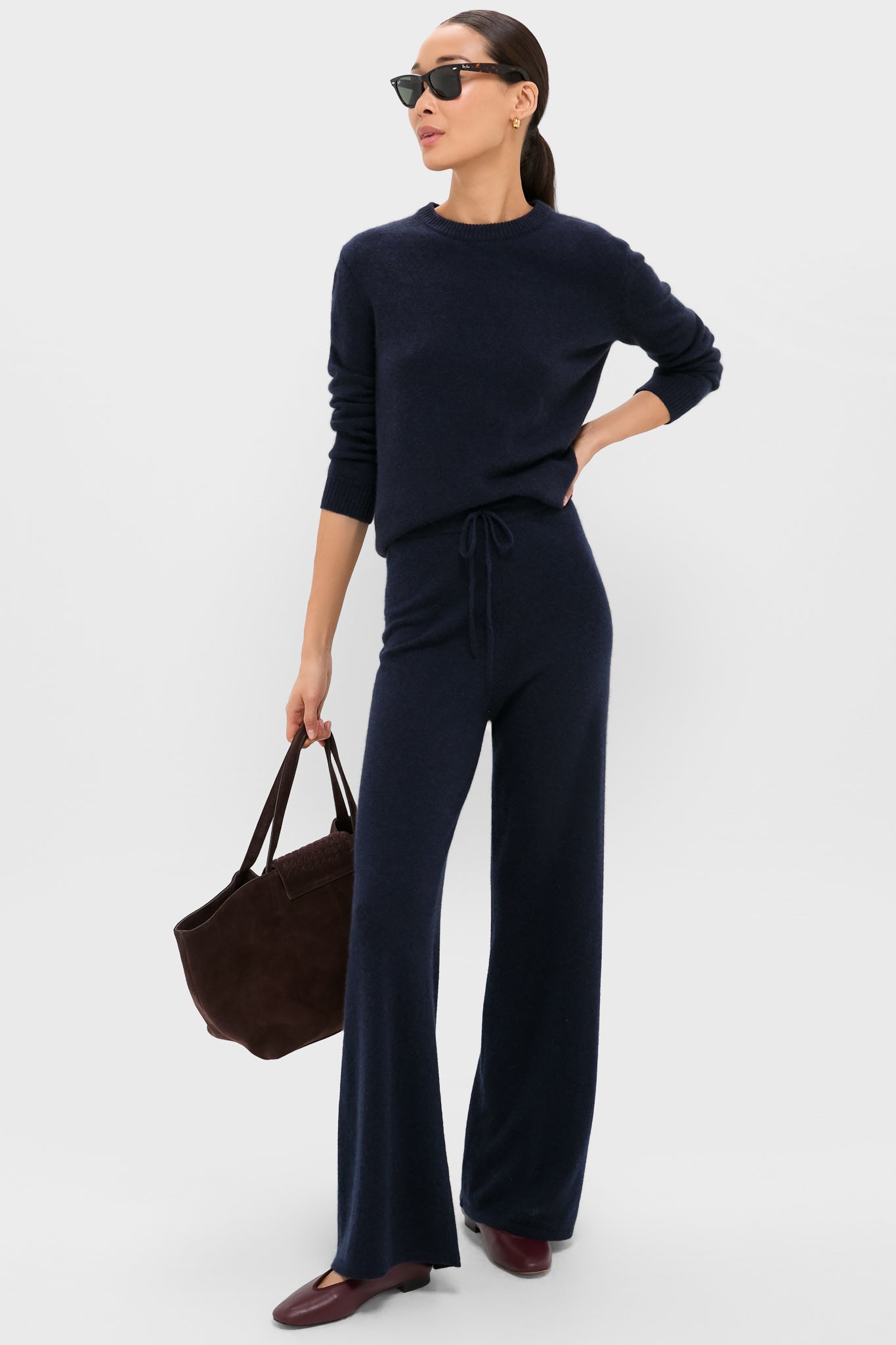 Navy Cashmere Jane Pant