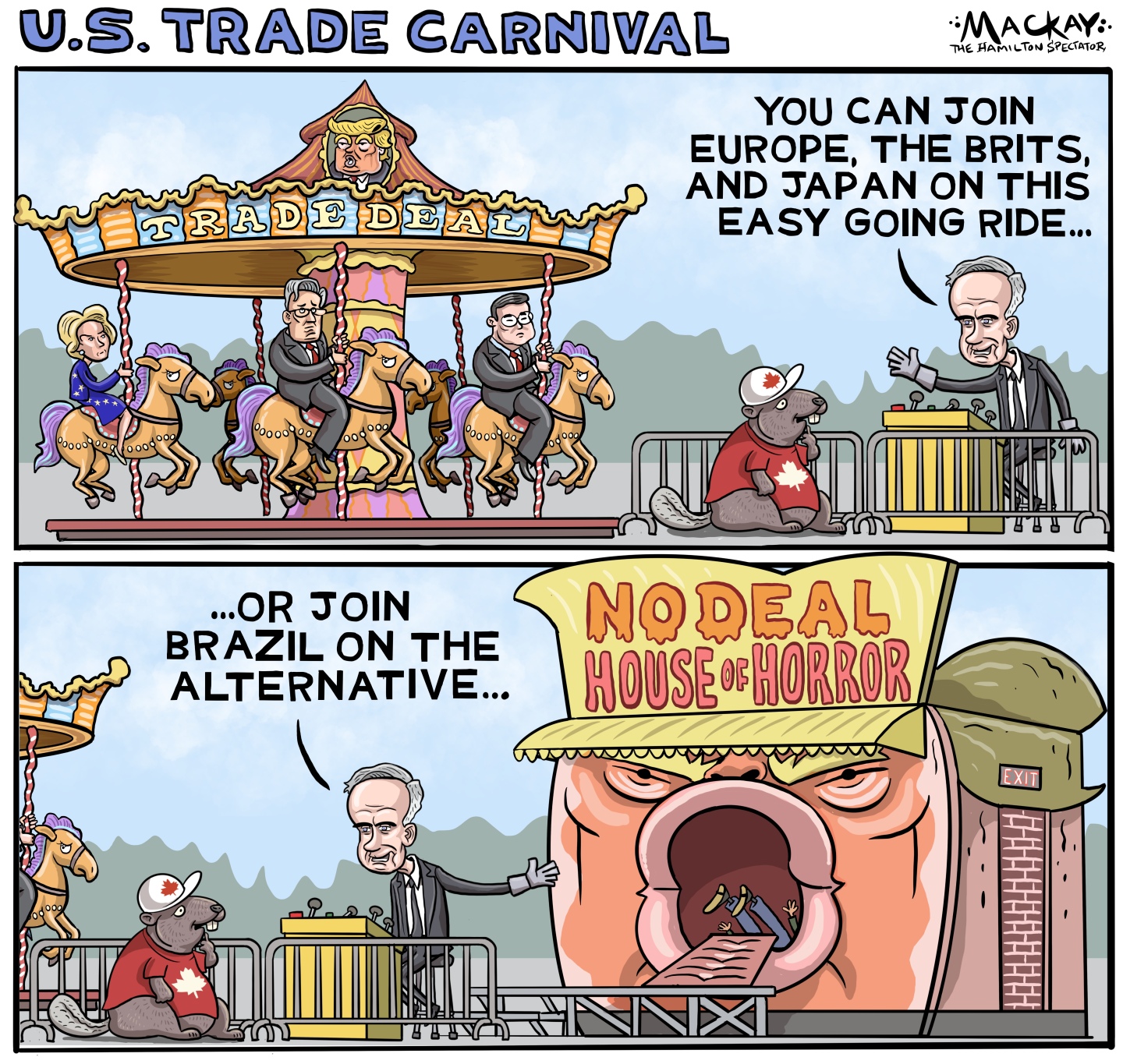 Political cartoon