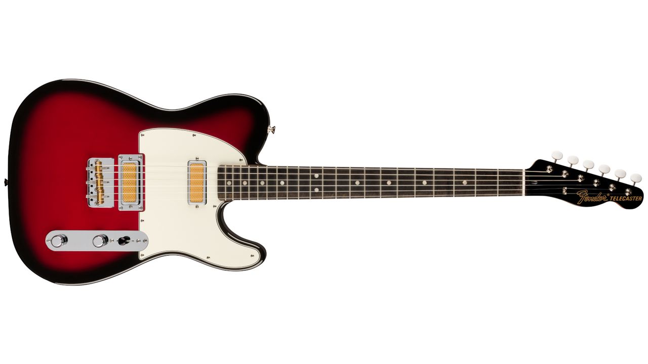 Fender Gold Foil Telecaster in Candy Apple Sunburst finish