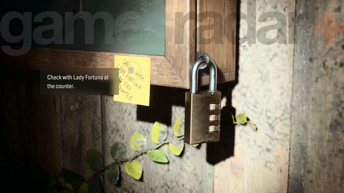 Alan Wake 2 shotgun code location GamesRadar+