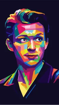 6. Tom Holland Wpap Pop Art:View on Displate&nbsp;