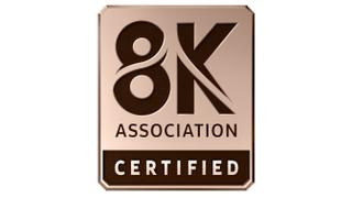 8K Association certified logo