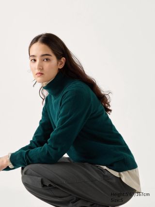 100% Cashmere Turtleneck Jumper