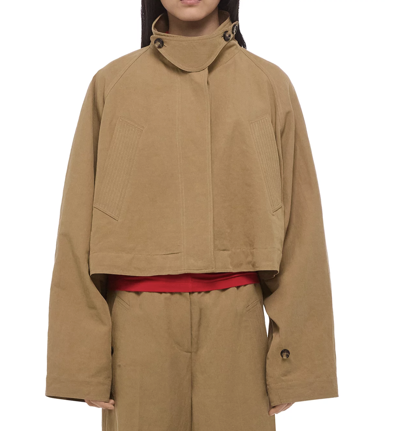 Helmut Lang, Cropped Sandw Trench Coat (Was $498)