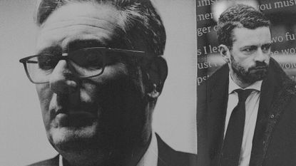 Photo composite illustration of Keir Starmer and Morgan McSweeney