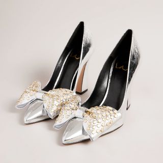 Ted Baker Leyanni Studded Bow Court Shoes