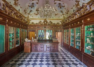 Santa Maria Novella Florence pharmacy interiors