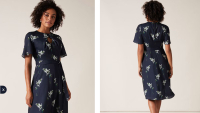 Kitty Snow Drop Print Dress, £65 ($80) | Phase Eight