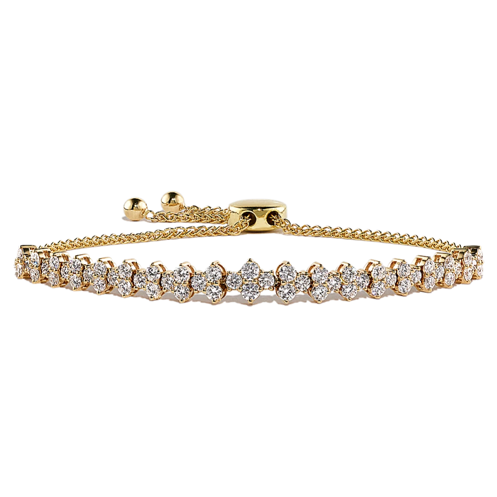 Diamond Bolo Bracelet