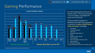 MacBook M1 vs. Intel benchmarks