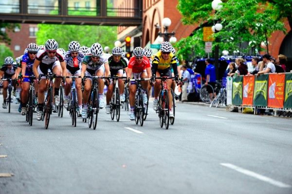 Kristin Armstrong (Cervelo Test Team) was never seen far from the front of the field