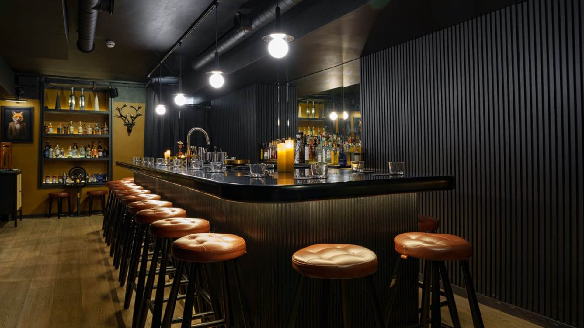 A photo of the Scales cocktail bar.