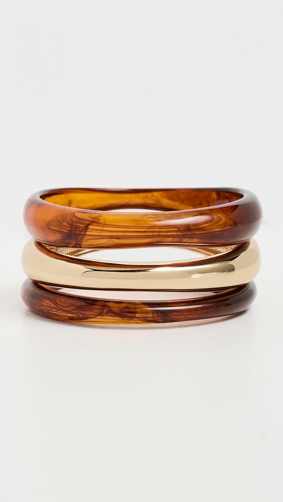Baublebar Raven Resin Bangle Set