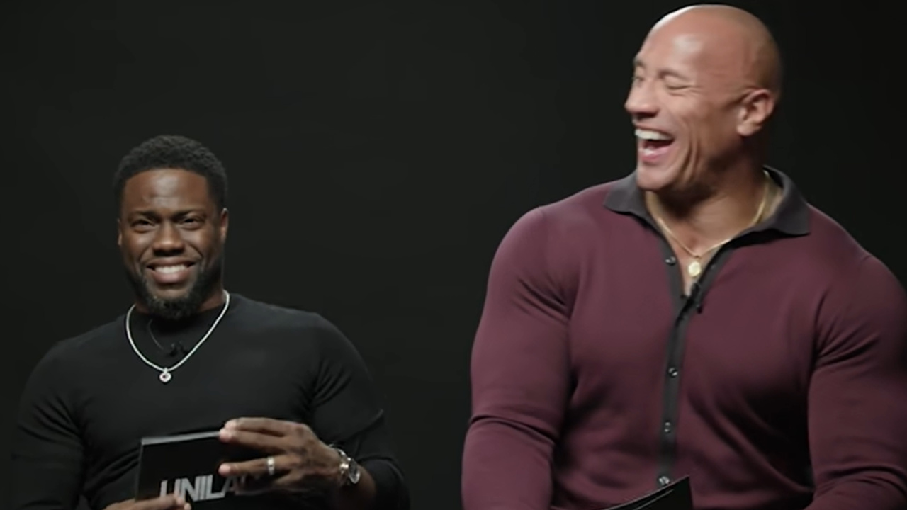 Kevin Hart May Have Trolled Dwayne Johnson Over His Mom, But His Impression  Of The Rock Working Out Was So Priceless The Actor Even Shared It |  Cinemablend
