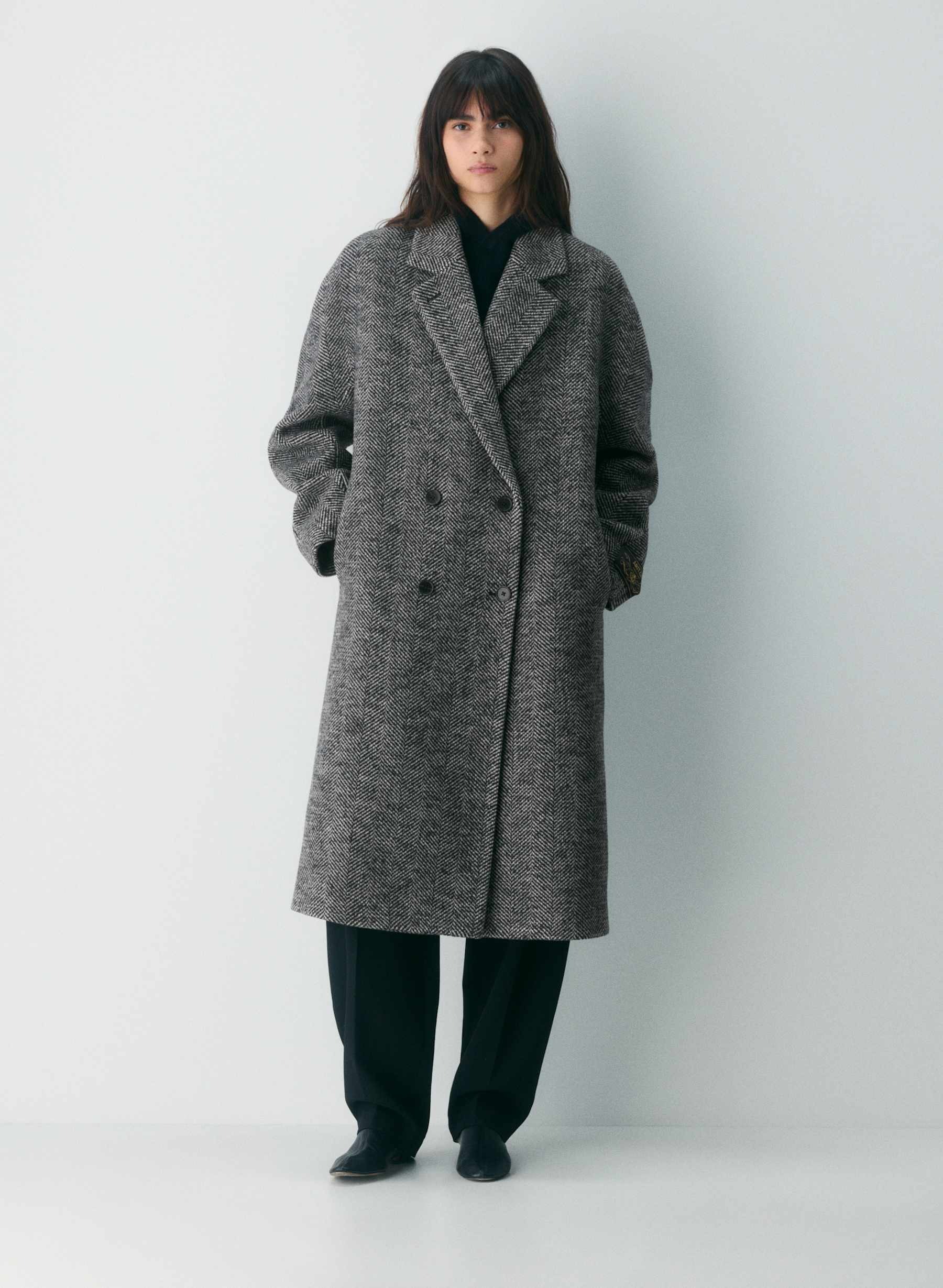 aritzia, The Slouch Coat in Soft Wool Cashmere in Monterey