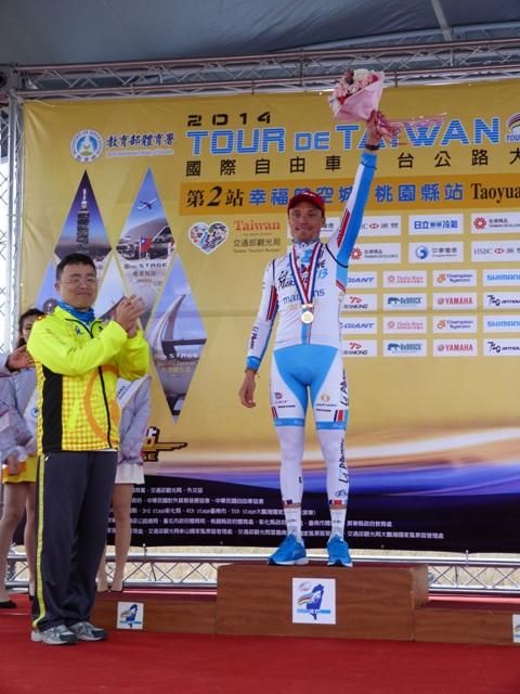 Benjamin Giraud (Team La Pomme Marseille 13) won Stage 2