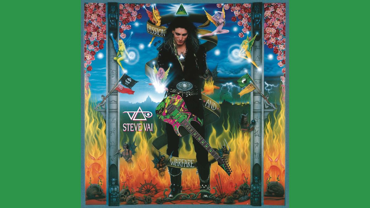 Steve Vai &#039;Passion and Warefare&#039; album artwork