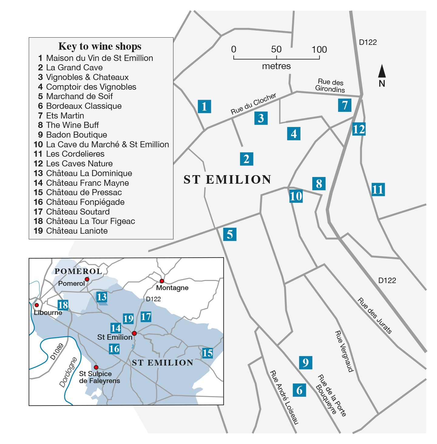 St-Emilion wine shops