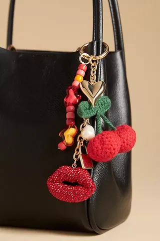 Cherry Lips Bag Charm