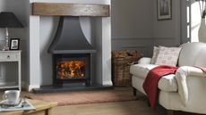 Elmdale wood burning stove by ACR Stoves in living room
