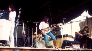 Boz Burrell performing onstage with King Crimson in 1971