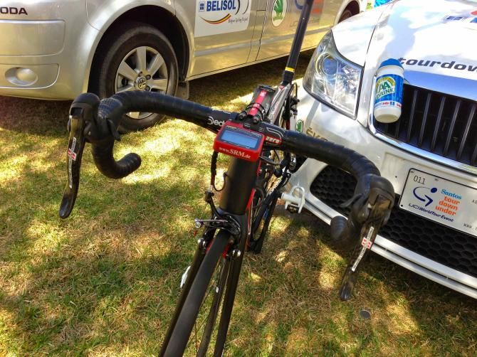 Deda Zero 100 bars are Hansen's preferred choice, in 380mm width