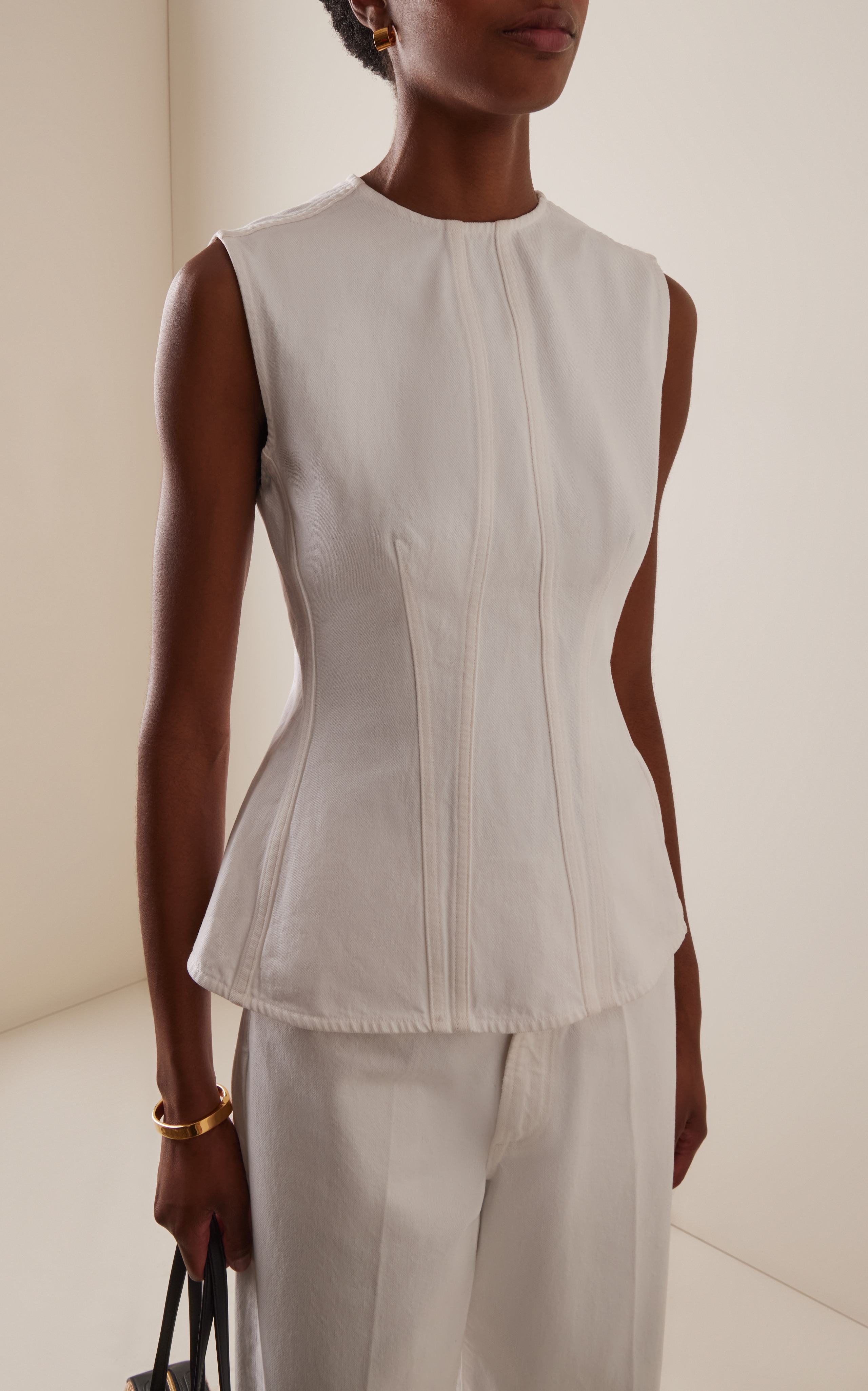 Corbin Denim Top