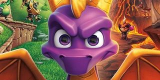 Spyro, in all his HD glory.