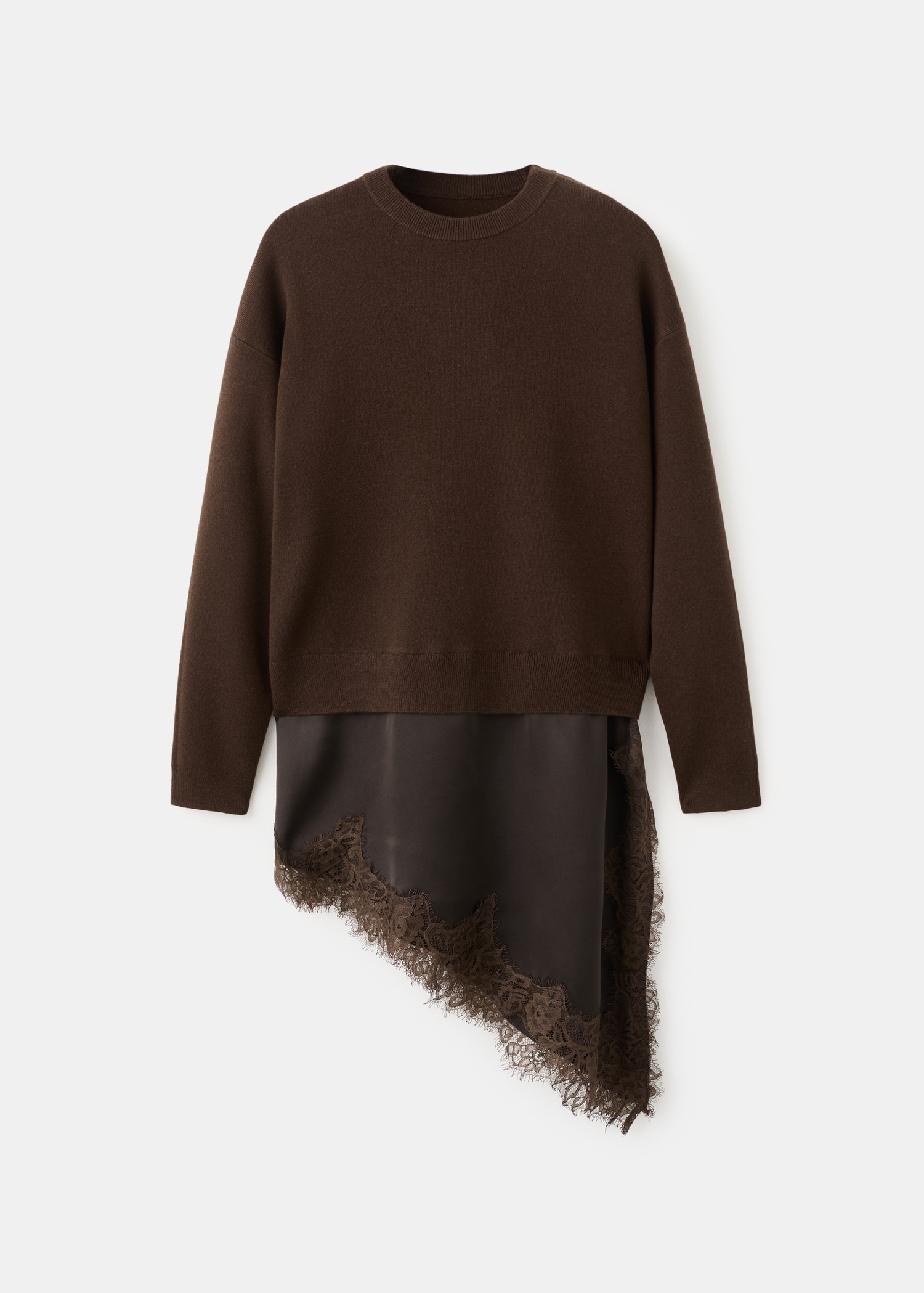 Jumper With Lace Detail - Women | Mango United Kingdom