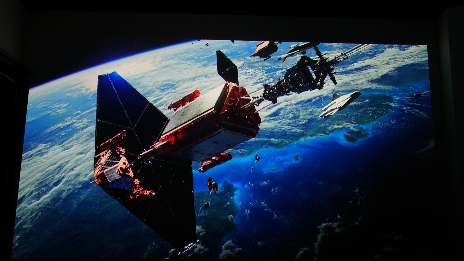 Sony Bravia Projector 7 showing images from Avatar: The Way of Water