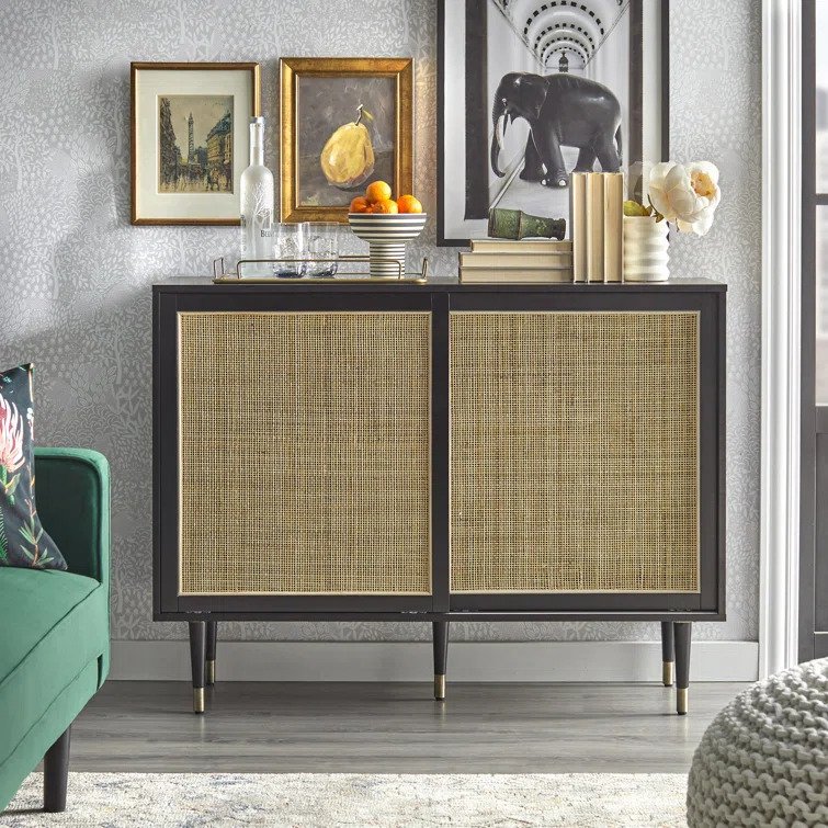 Sideboard in entryway
