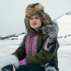 Anna Lambe as Siaja in episode 101 of North of North.