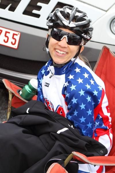 It was cold before the race, anything to keep warm anything to keep warm