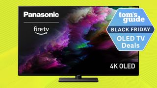 Panasonic Z85 OLED TV with deal tag 